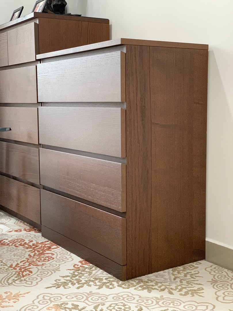 Ikea MALM 4Drawers, Furniture & Home Living, Furniture, Shelves