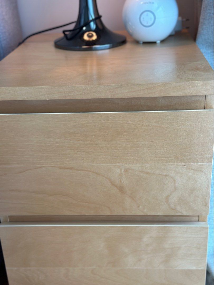 IKEA Malm Bedside table x2, Furniture & Home Living, Furniture, Tables