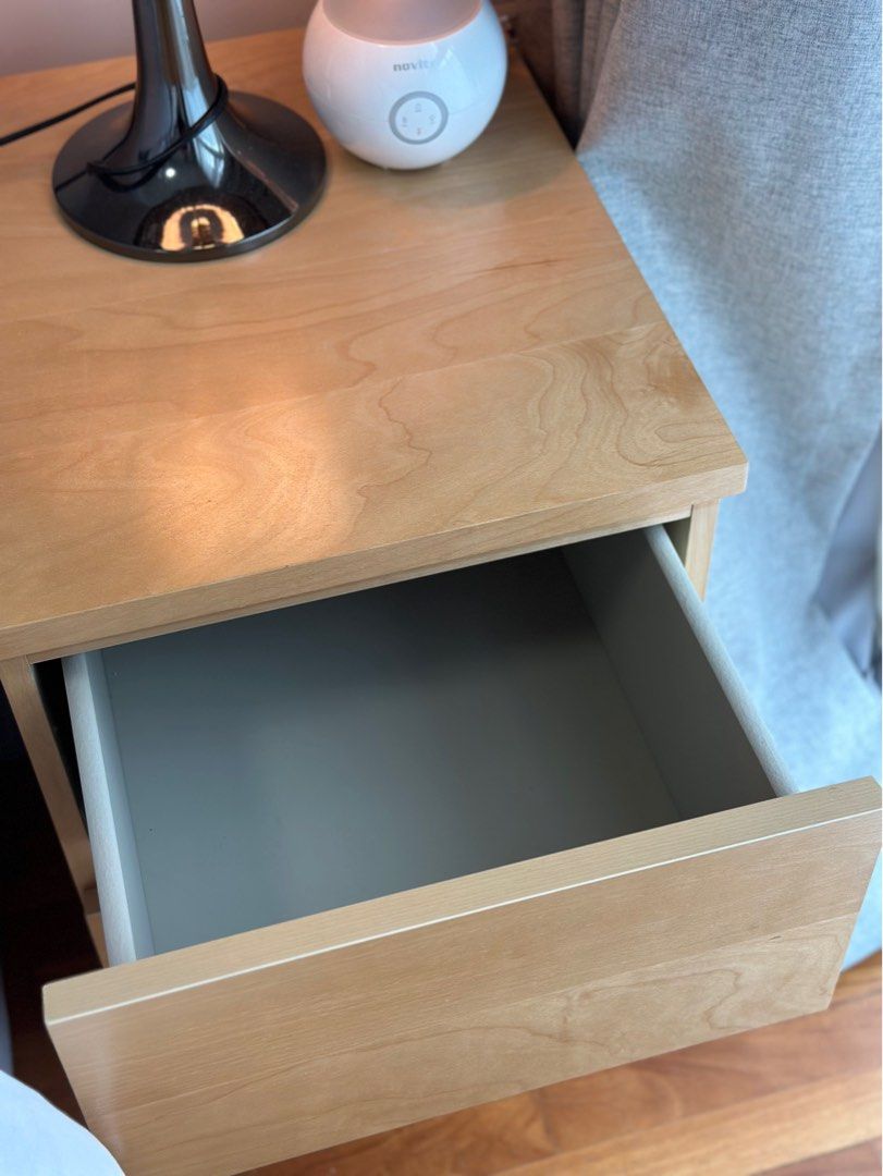 IKEA Malm Bedside table x2, Furniture & Home Living, Furniture, Tables