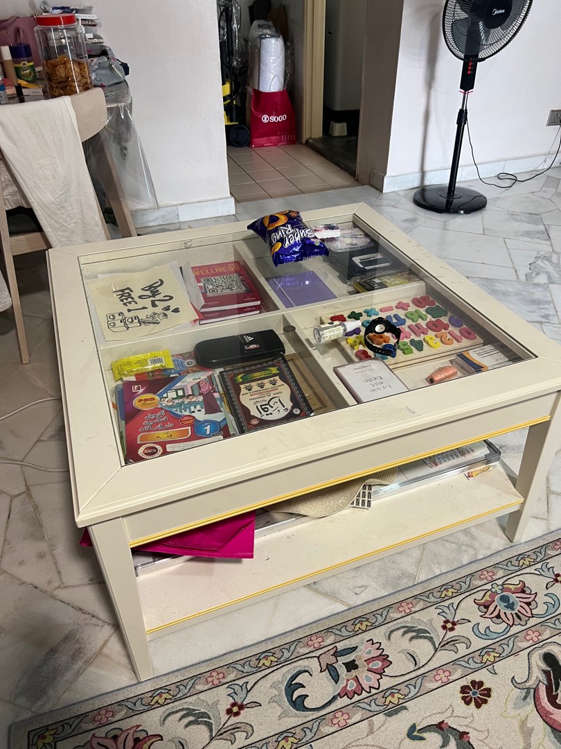 Ikea mirror table, Furniture & Home Living, Furniture, Tables & Sets on