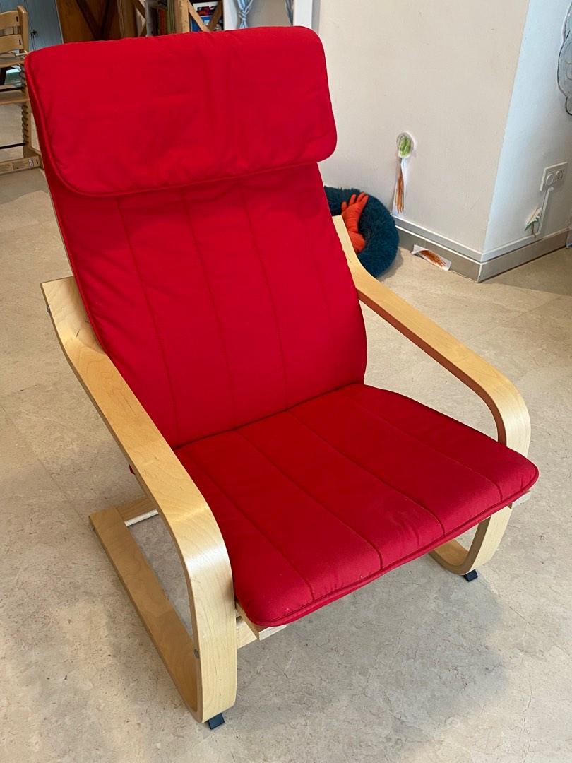 IKEA Poang Armchair, Furniture & Home Living, Furniture, Chairs on