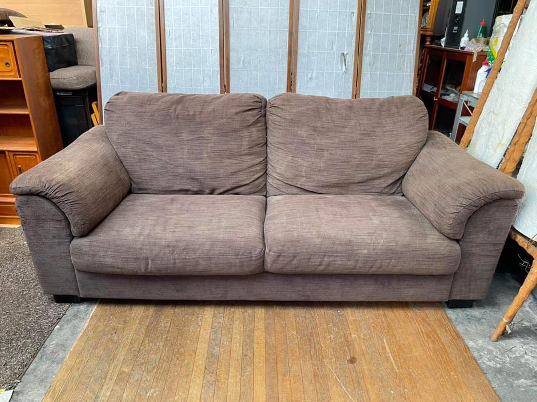 Ikea Tidafors Sofa 87L x 37W in 3 seater Fabric seat Bulky foam
