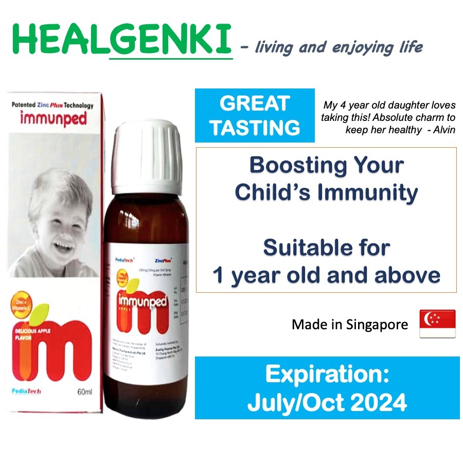 IMMUNPED SYRUP DIRECT SUPPLIER AUTHENTIC CHILDREN'S IMMUNITY BOOSTER