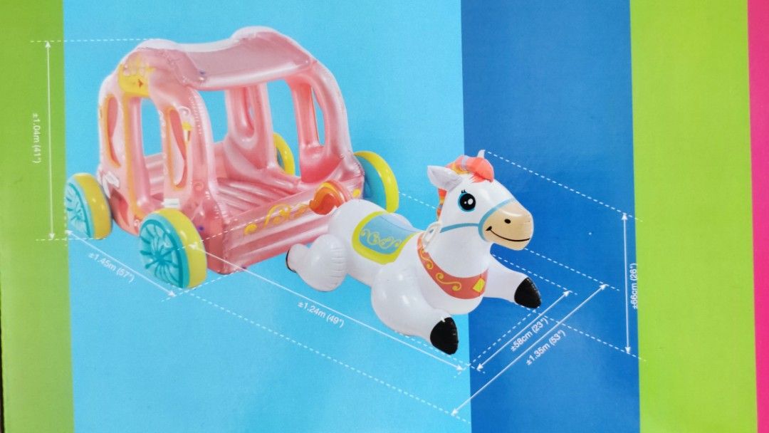 INTEX Princess Carriage swimming pool tent, Hobbies & Toys, Toys