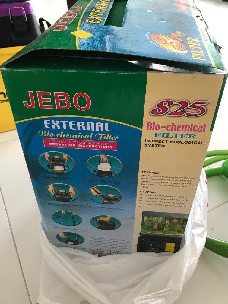 Jebo 825 External Tank Filter, Pet Supplies, Homes & Other Pet