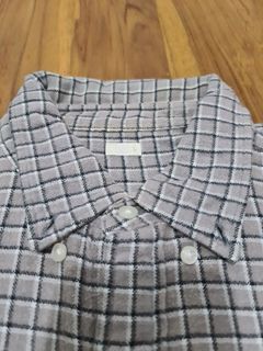 Kemeja flanel uniqlo GU