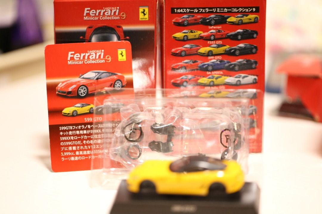 Ferrari フェラーリ1/64 ミニカー9台セット ディスプレイケース付き ...