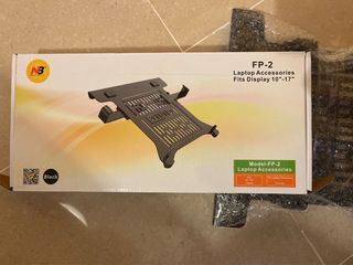 Laptop holder for monitor arm