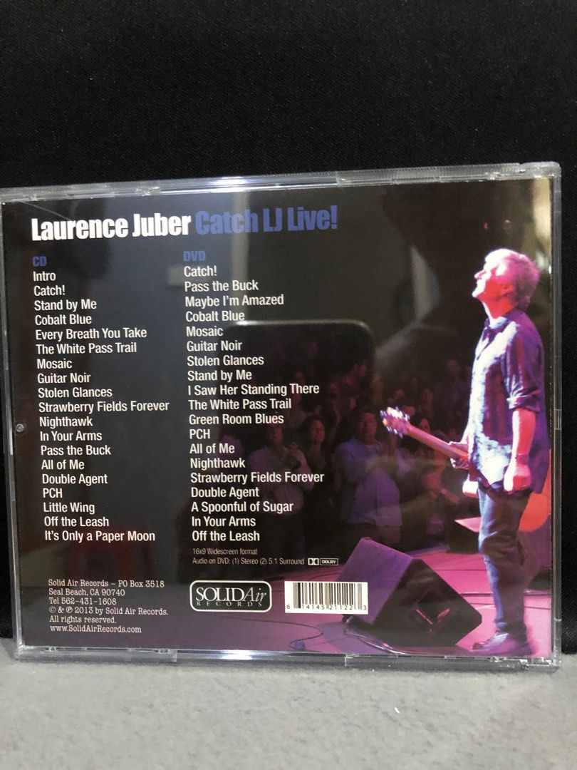 Laurence Juber - Catch Live ! ( CD+DVD Made in USA )