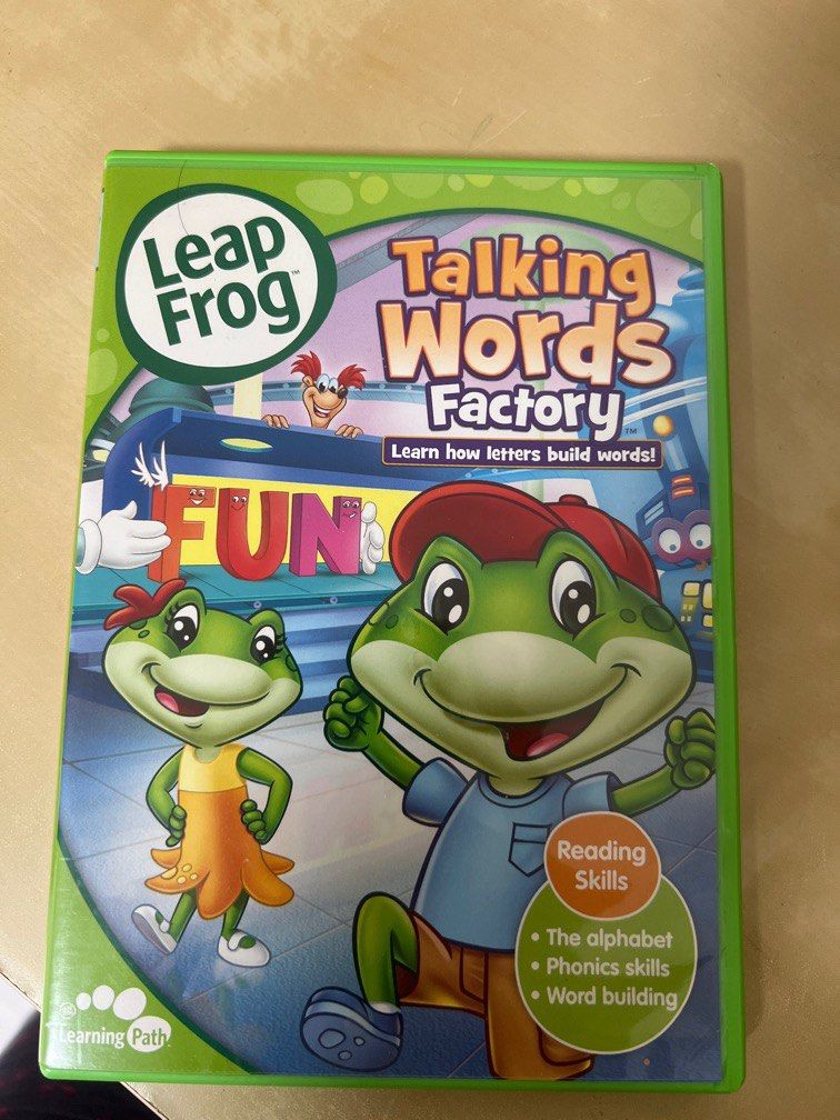 Leapfrog talking words factory dvd, Hobbies & Toys, Music & Media, CDs