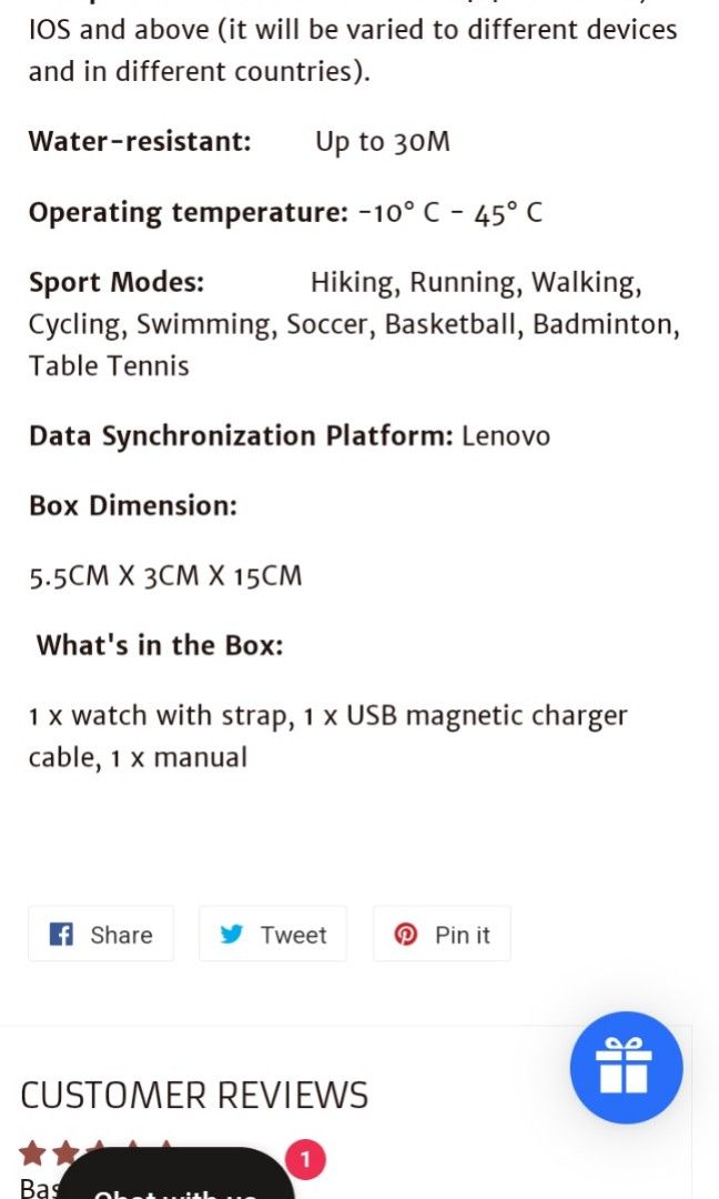 LENOVO Smart Watch S2 Original, Luxury, Watches on Carousell