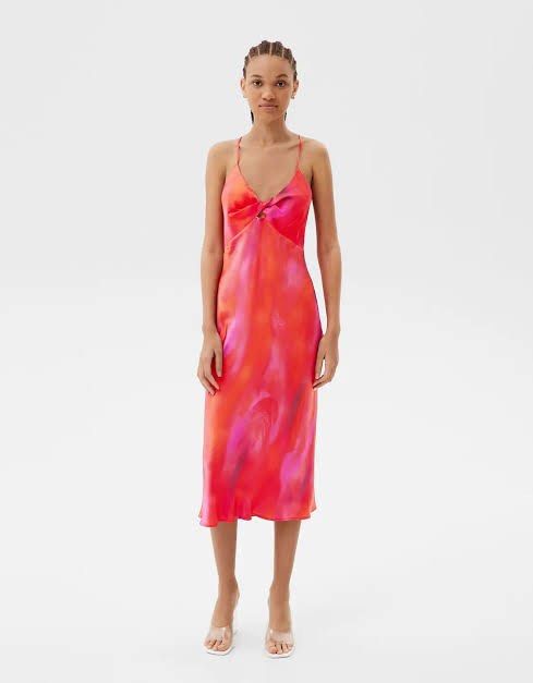 Bershka 2025 satin dress