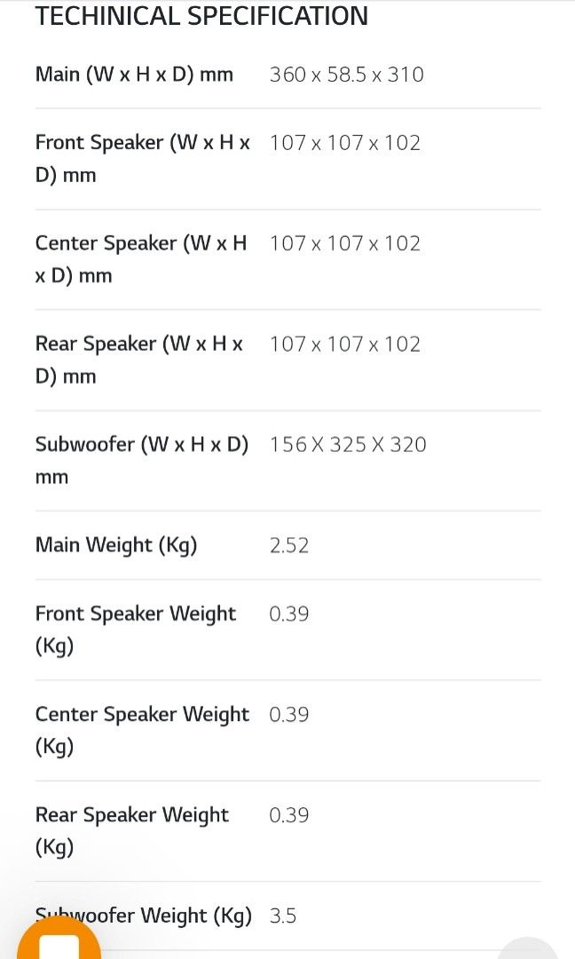 LG DVD Player HT305SU, Audio, Portable Music Players on Carousell
