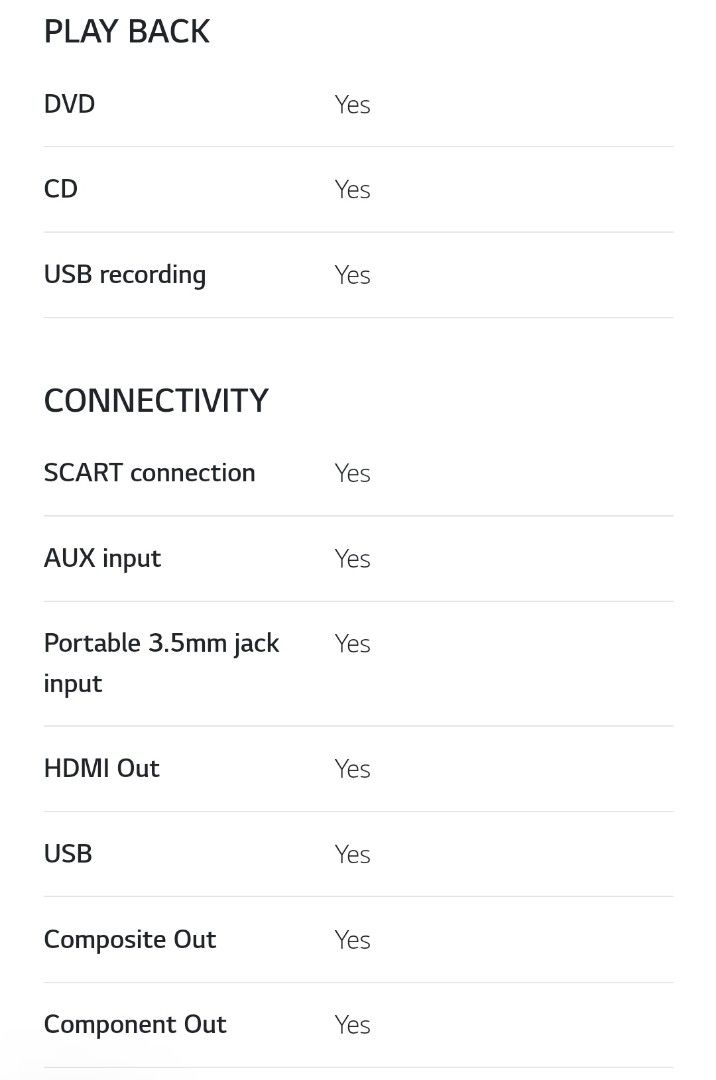 LG DVD Player HT305SU, Audio, Portable Music Players on Carousell