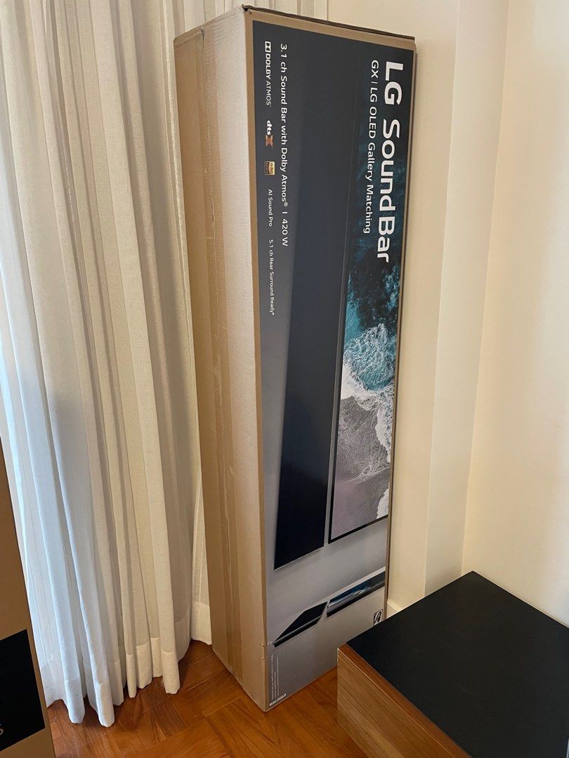 lg soundbar gx lg oled gallery matching, 音響器材, Soundbar、揚聲器、藍牙喇叭、耳擴