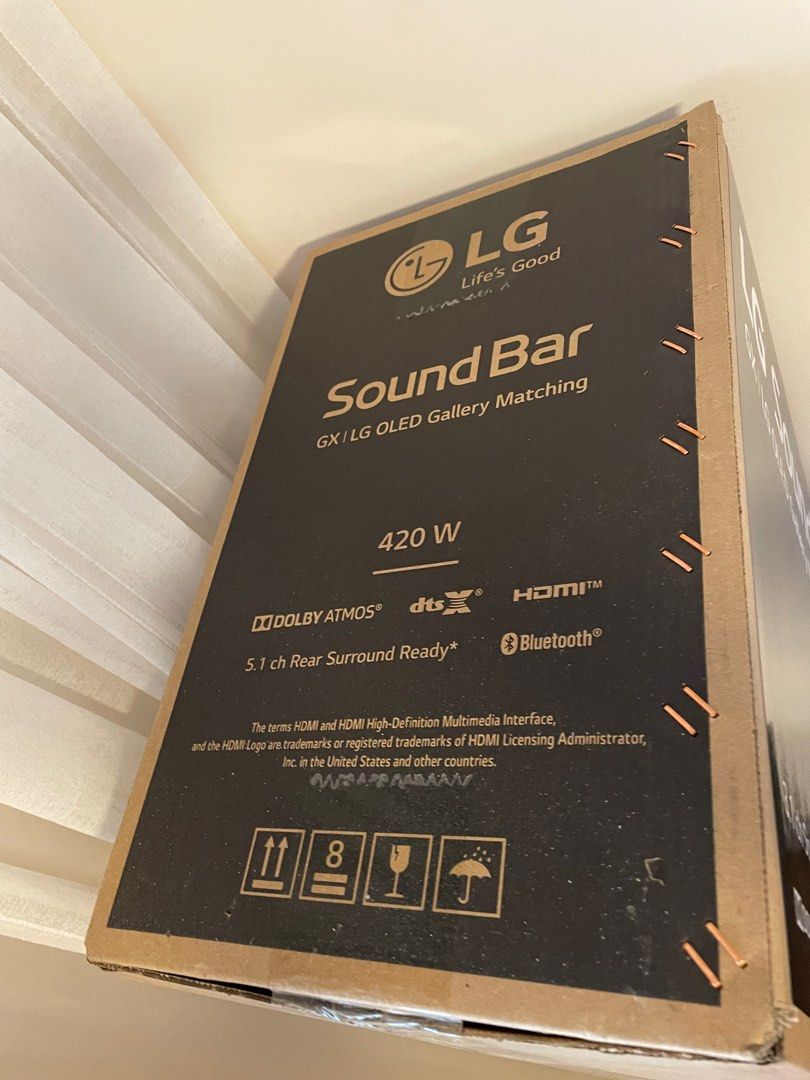 lg soundbar gx lg oled gallery matching, 音響器材, Soundbar、揚聲器、藍牙喇叭、耳擴