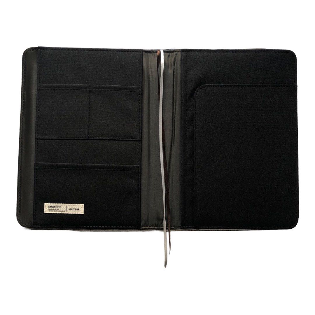 Lihit Lab Smart Fit Notebook Cover, A5, Black, Hobbies & Toys, Stationary & Craft, Stationery