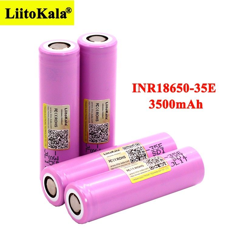 Liitokala 3500mAh 13A Discharge INR18650 35E 18650 Li-ion 3.7v Rechargable  Flat-Top Battery with Protection Circuit & Charger (Add-on), Mobile Phones  & Gadgets, Mobile & Gadget Accessories, Power Banks & Chargers on Carousell