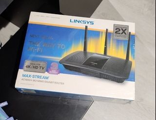 Linksys AC1900 + MU MIMO Gigabit Router (New)
