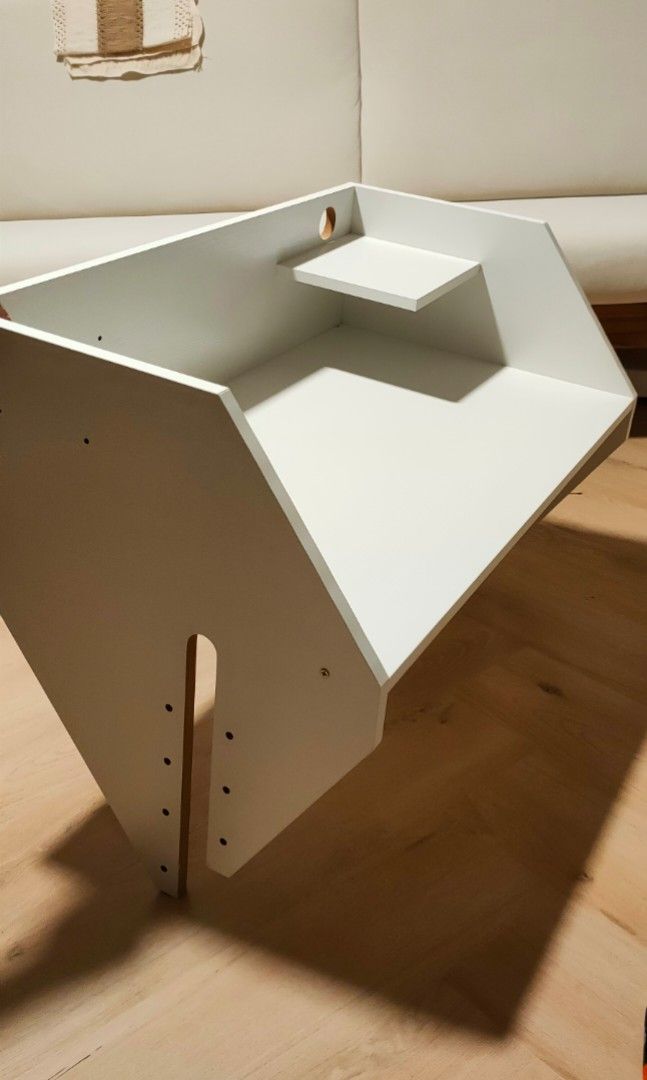 Loft bunk bed side mount study table, Furniture & Home Living