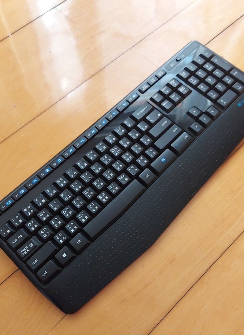 Logitech K345 wireless keyboard & mouse, 電腦＆科技, 電腦周邊及配件, 電腦鍵盤及相關產品