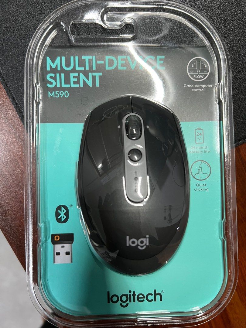 Logitech Multi Computer Mouse Logitech Multi-Device Silent Mouse M590, Computers & Tech, Parts ...