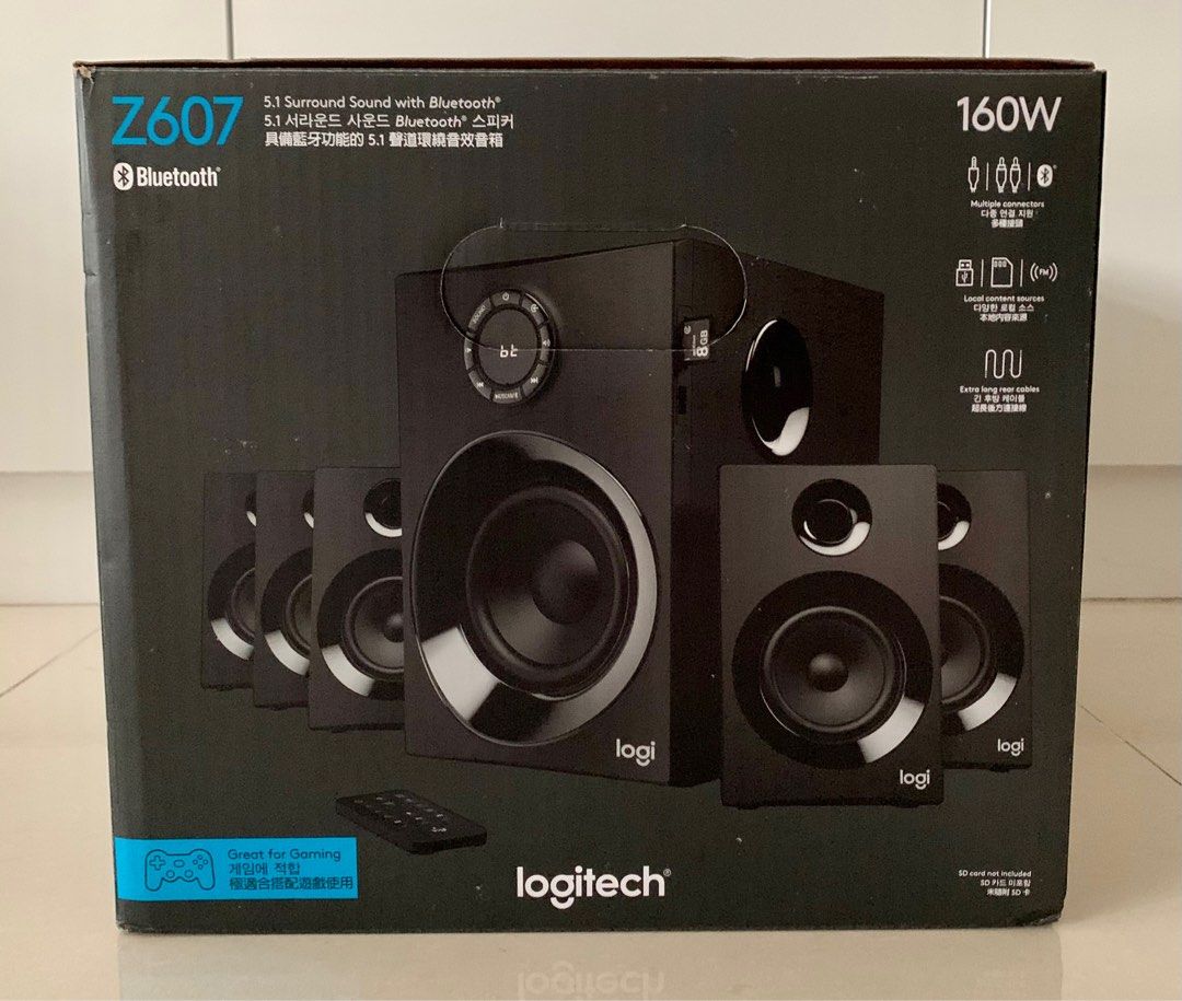 Logitech Z607 5.1 Surround Sound Speaker, Audio, Soundbars, Speakers