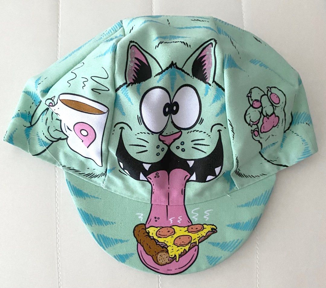 Pizza cycling sales cap