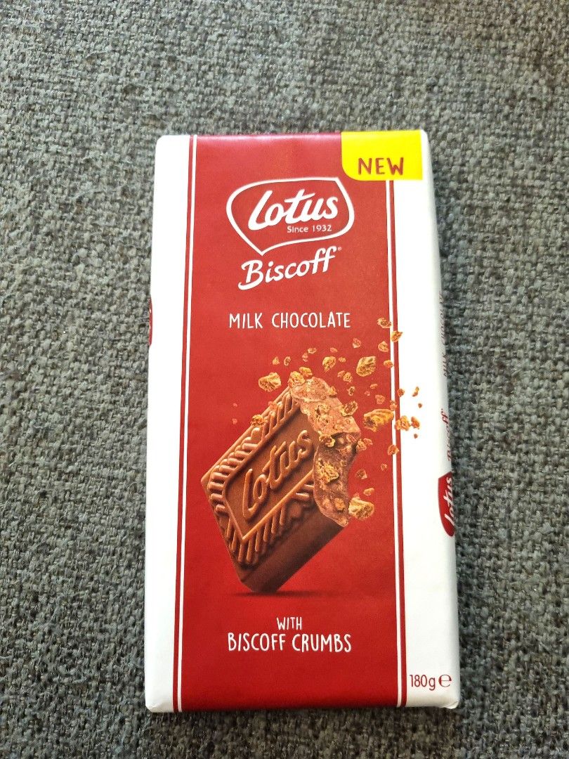 Lotus White Biscoff Chocolate Bar 180g