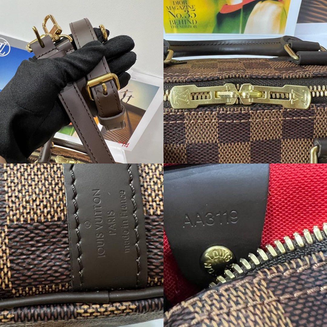 Louis Vuitton Speedy B 35 Unboxing,Bandouliere 35 Damier Ebene,N41366 