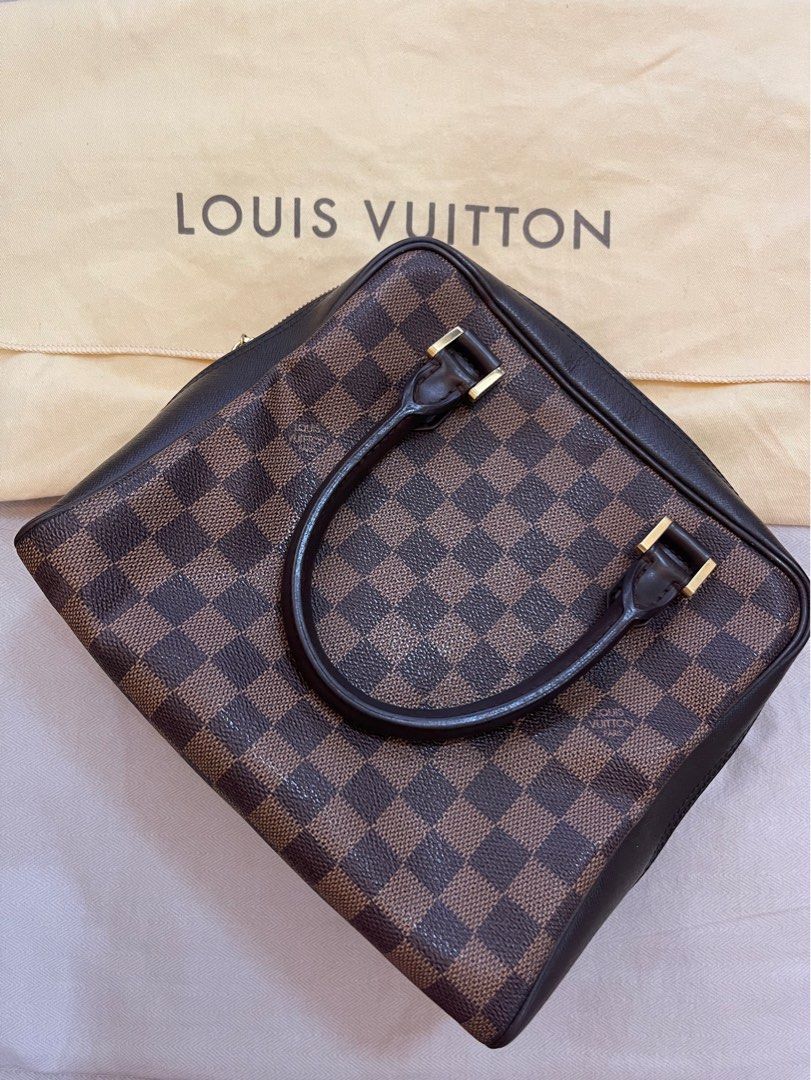 Louis Vuitton Discontinued Damier Ebene Brera Satchel 59lv38s at