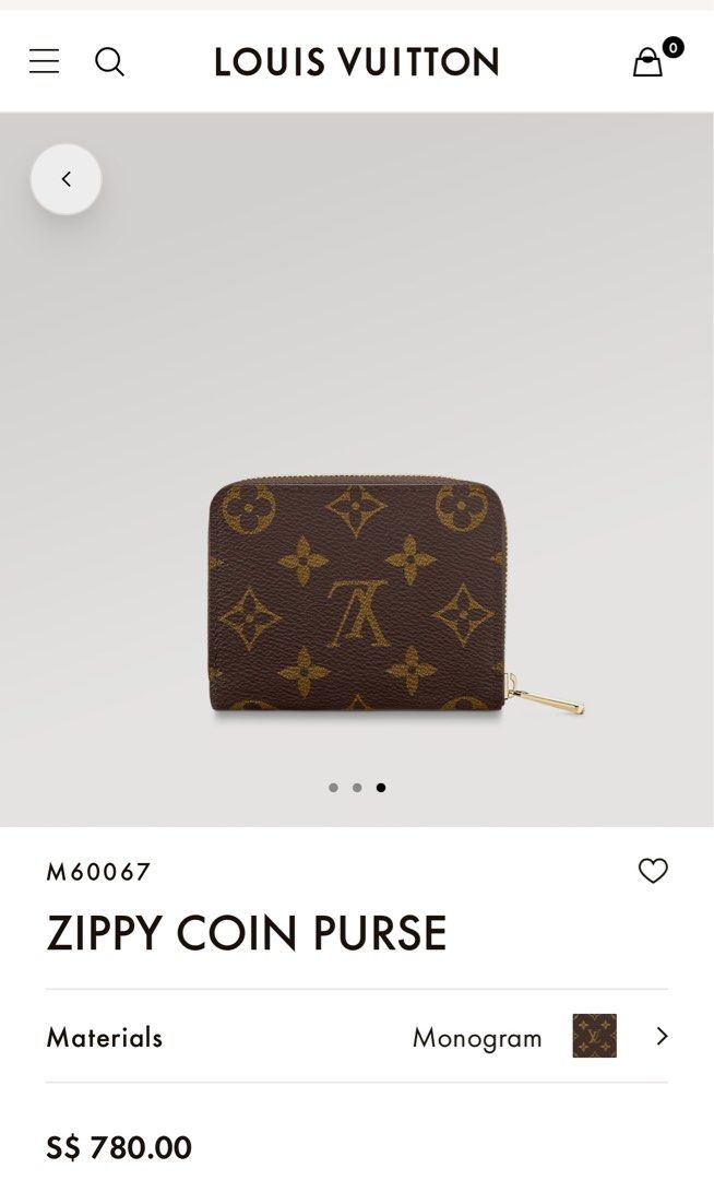 Louis Vuitton Jungle Zippy Coin Purse M67878