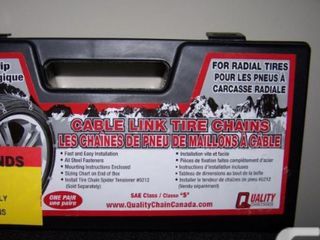 Magic grip cable link tire chains