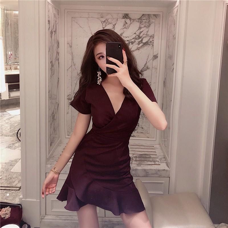 Maroon Gown, Women's Fashion, Dresses & Sets, Dresses on Carousell