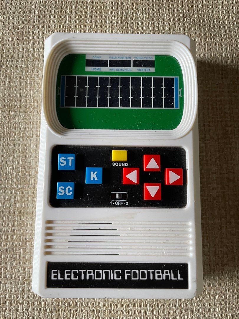 Mattel Vintage Football Handheld Game, Hobbies & Toys, Memorabilia