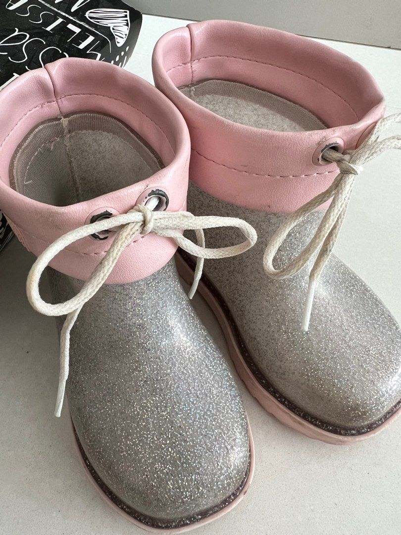 Mini melissa rain boots best sale