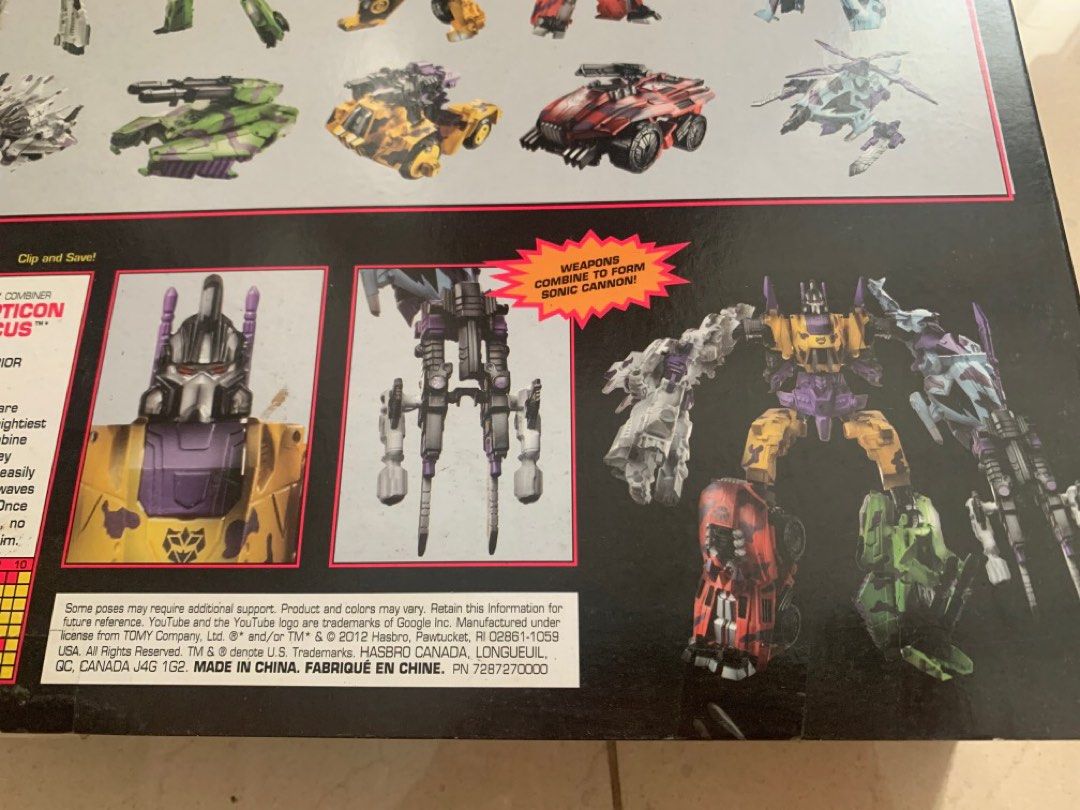MISB Transformers Generation 2 Decepticon Combiner Bruticus, Hobbies