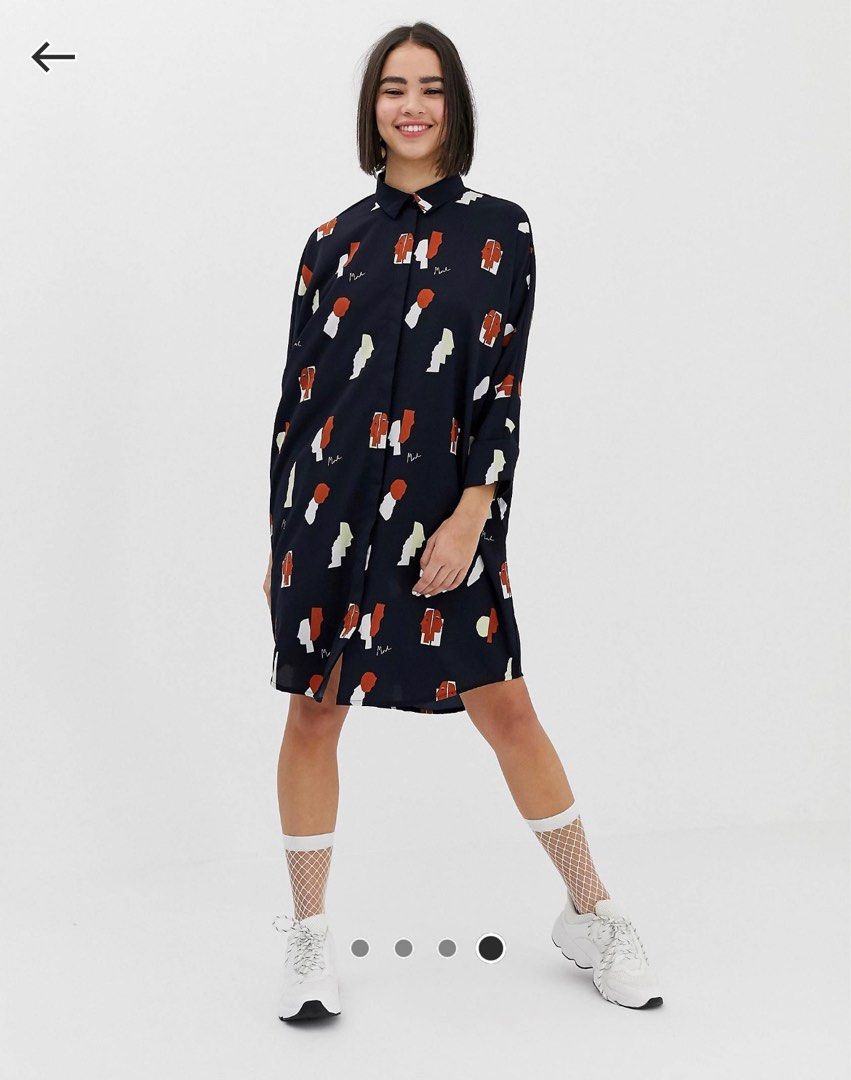 Monki oversized shirt dress hotsell