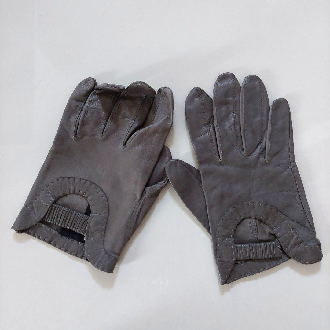 Nappa Calf Leather Gloves Aigner, Women's Fashion, Watches