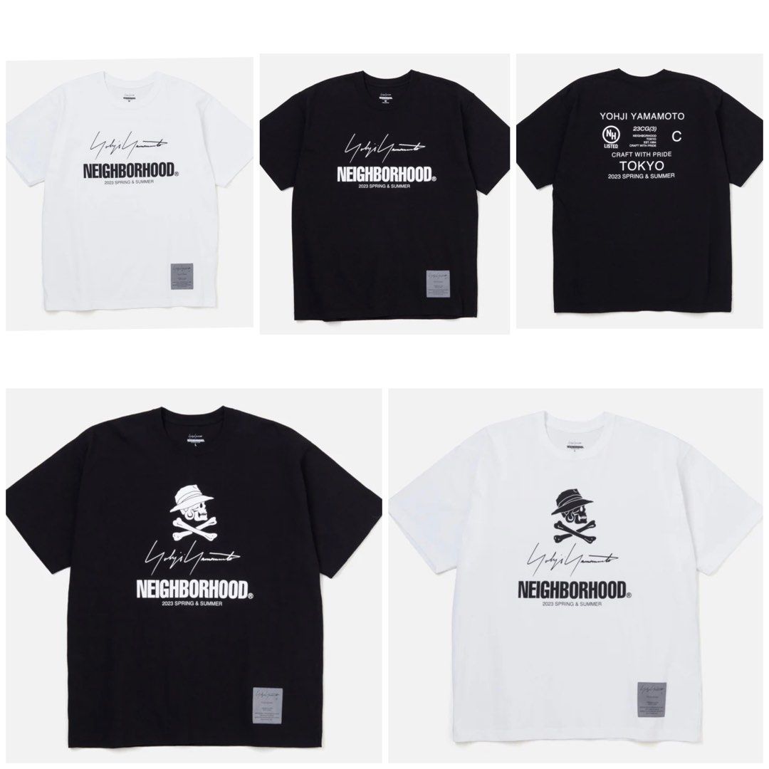 柔らかい Yohji Yamamoto x neighborhood Tシャツ - Tシャツ