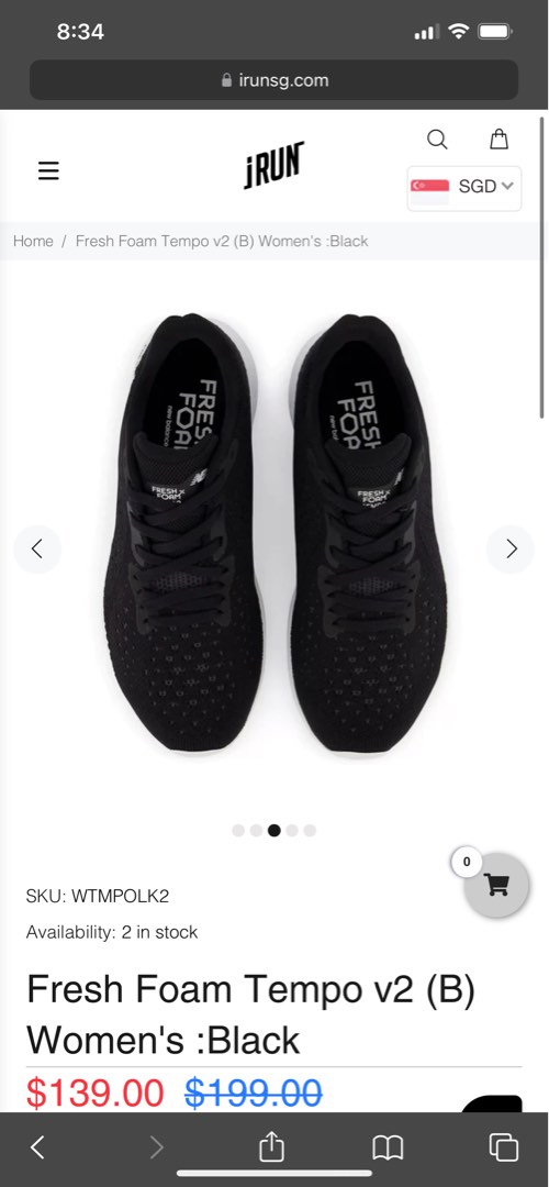 New Balance Fresh Foam X Tempo v2 (Women), Women's Fashion, Footwear,  Sneakers on Carousell