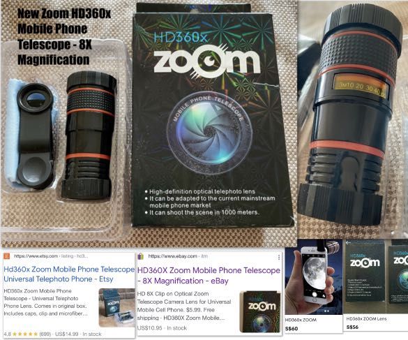 Mobile phone sale telescope hd360x