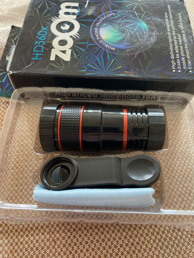 Mobile phone telescope hd360x best sale