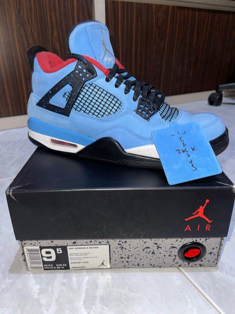 Jordan 4 travis shop scott box