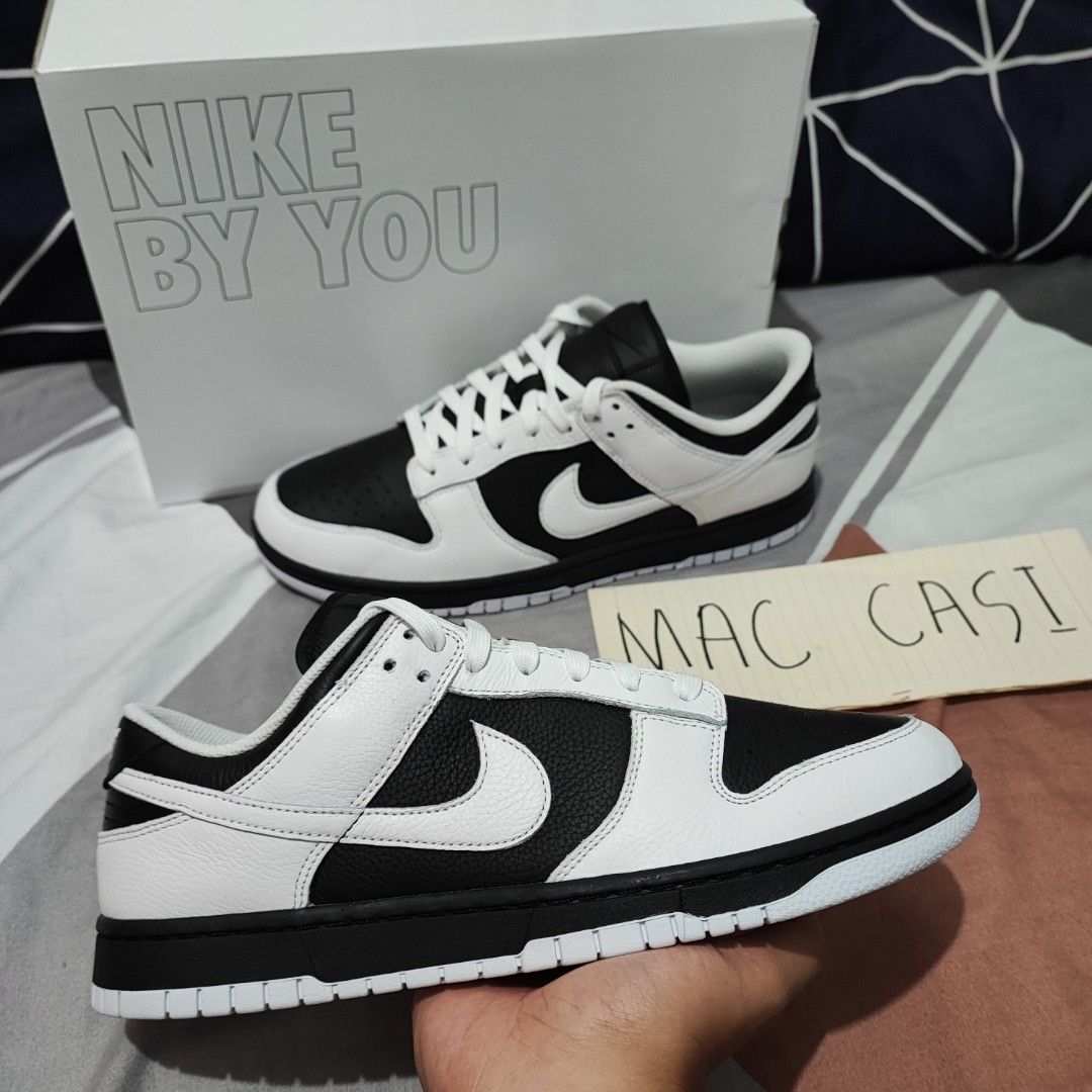 Nike Dunk Reverse Panda (Nike Dunk By You), Men's Fashion, Footwear ...