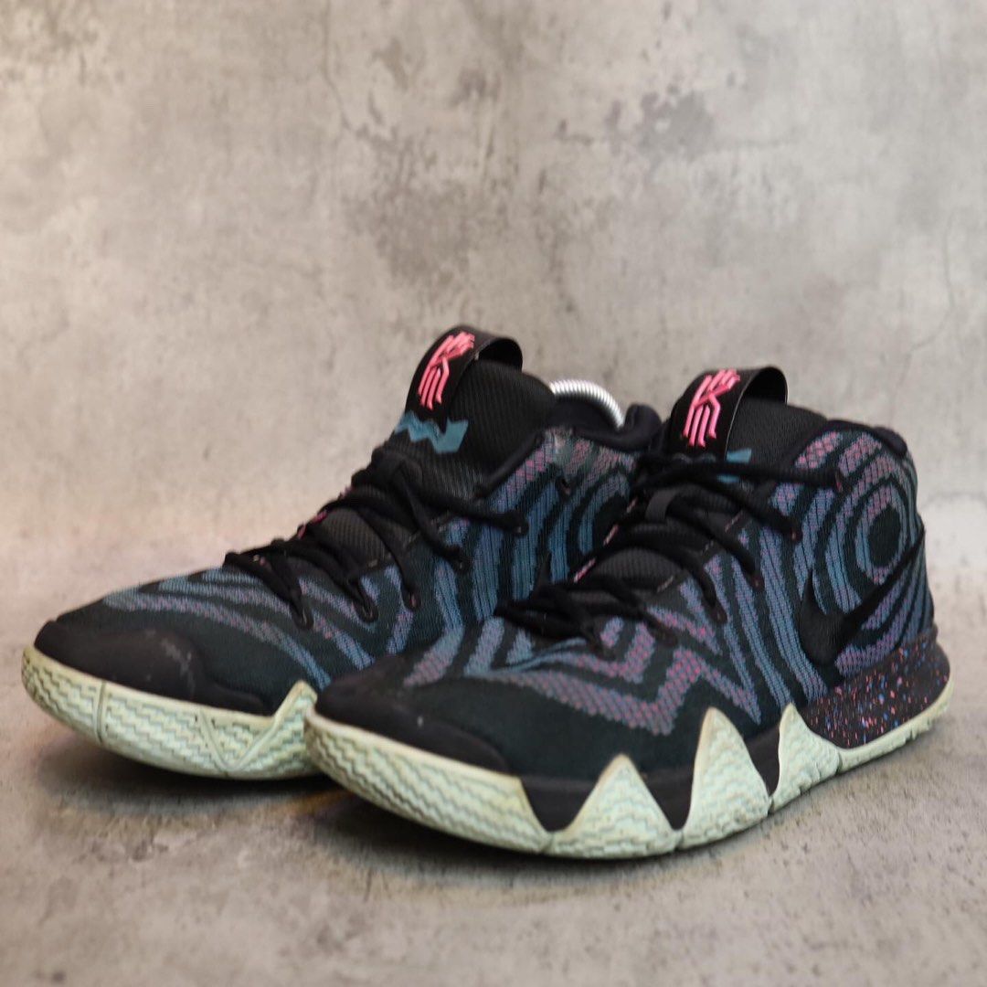 Kyrie 4 laser fuchsia on cheap feet