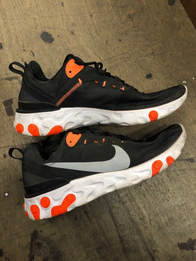 Nike react cheap total black