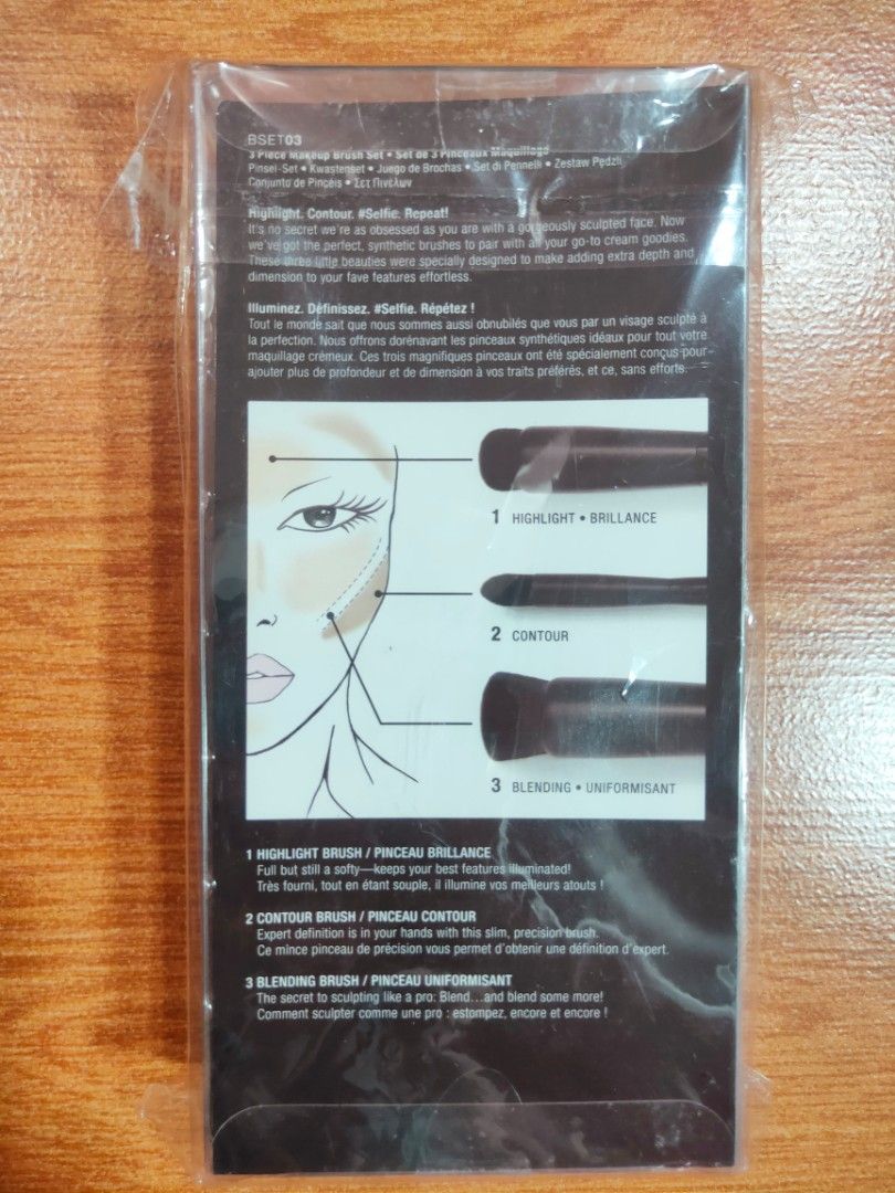 NYX Professional Make Up Ready Set Contour 3-Piece Brush Set (Category: Makeup) located in Makati City. Submitted by laoishe (Listing ID 1202201833, Image 2). Description: ‼️NYX Professional Make Up Ready Set Contour Brush Set‼️ ✅ 3-Piece Brush Set ✅ Synthetic brushes ✅ Great for Contouring and Highlighting blends ✅ Professional application ✅ BRAND NEW in a Box ✅ Never Opened ✅ 100% Authentic ✅ Bought in Dubai RFS: Decluttering Mode of Payment: G