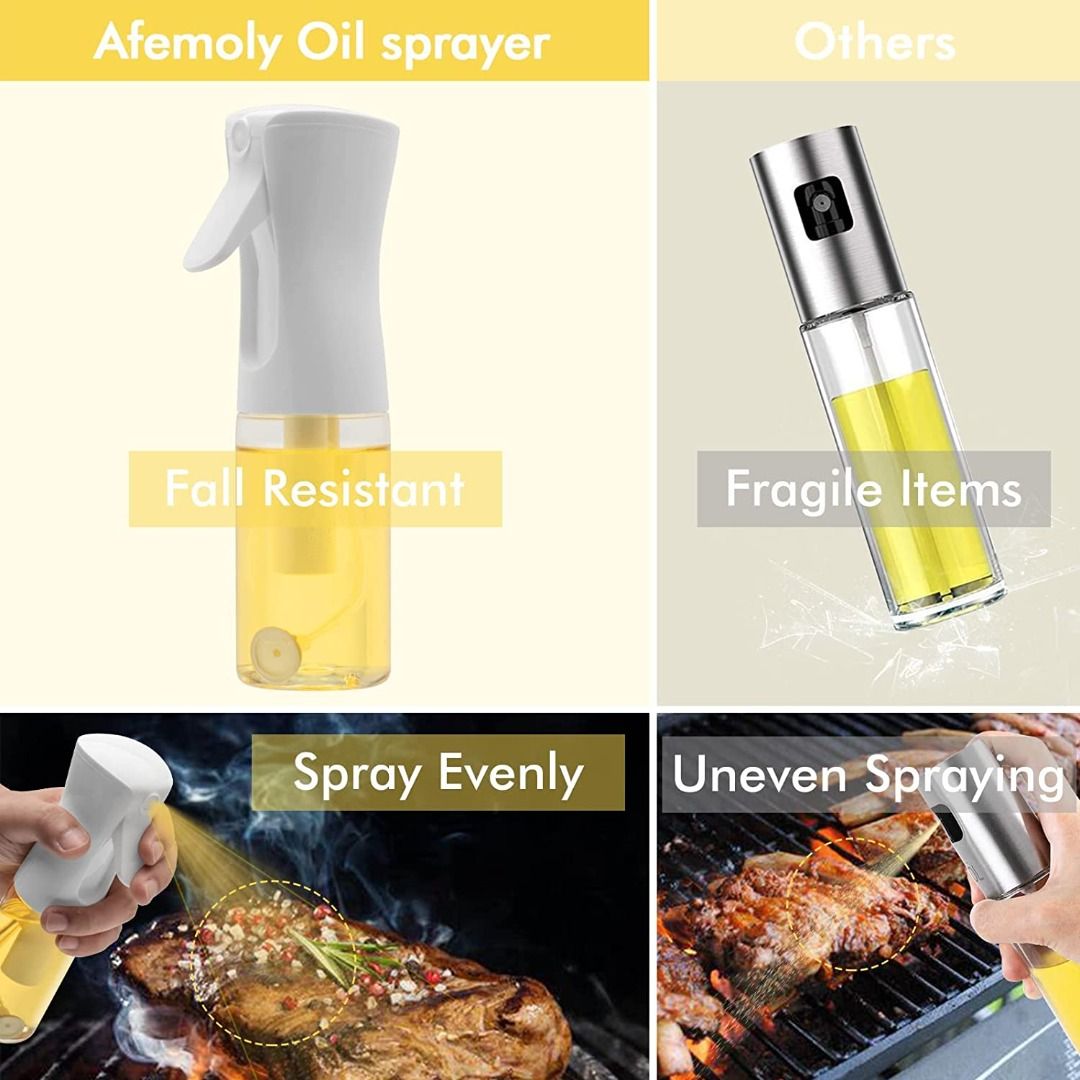 Oil Sprayer For Cooking, Olive Mister, Spray Bottle, Kitchen Gadgets