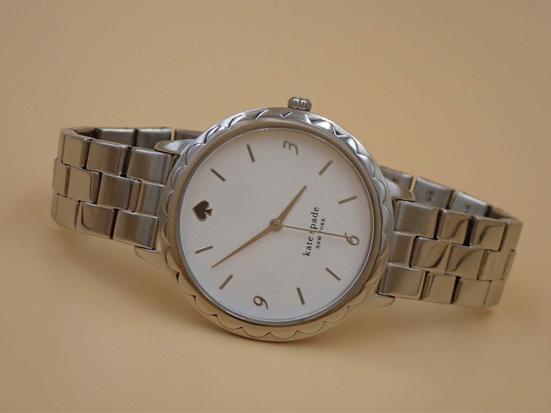 ORIGINAL!! KATE SPADE Metro Scallop Silver Dial Ladies Watch